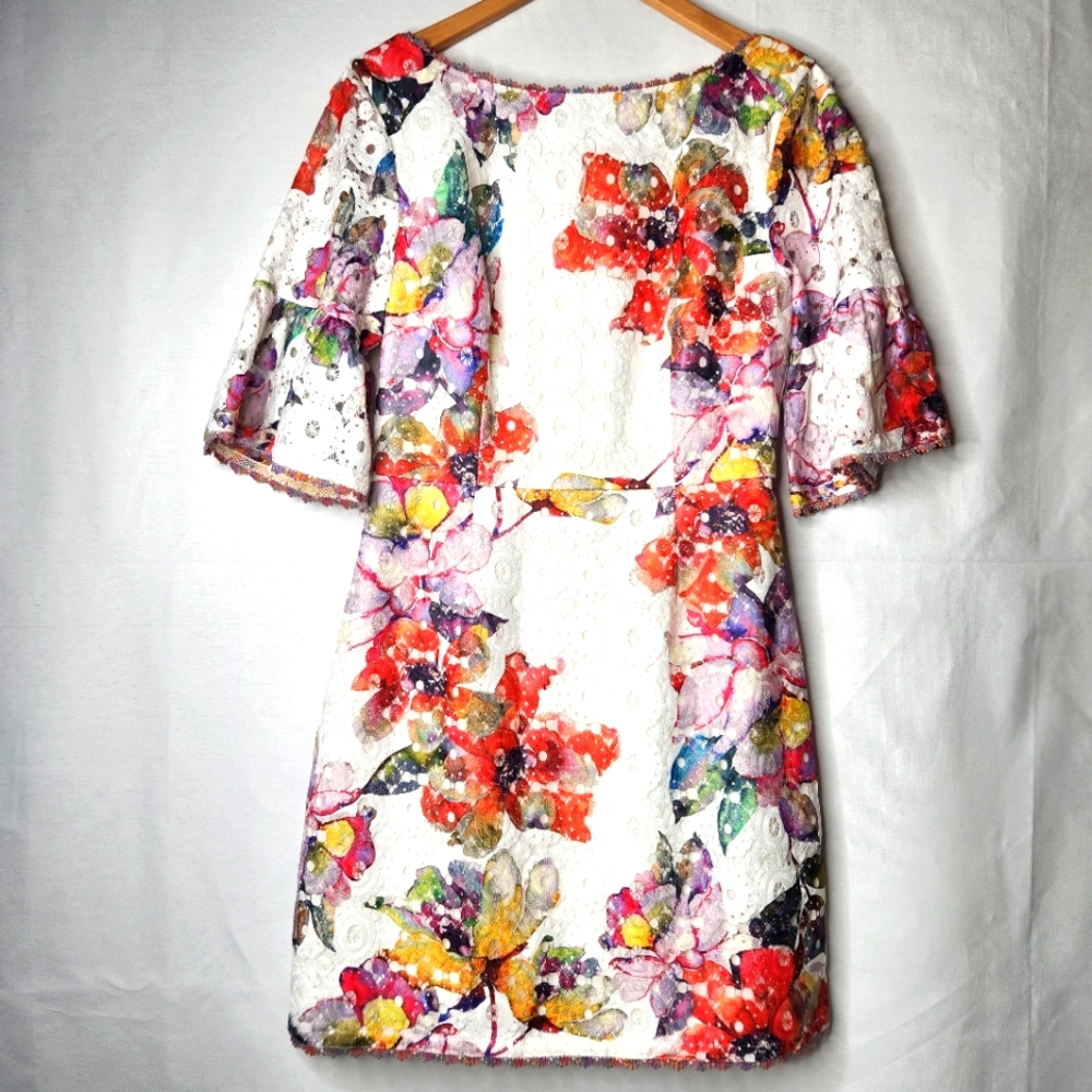 Floral Multicolor Women's Dress
